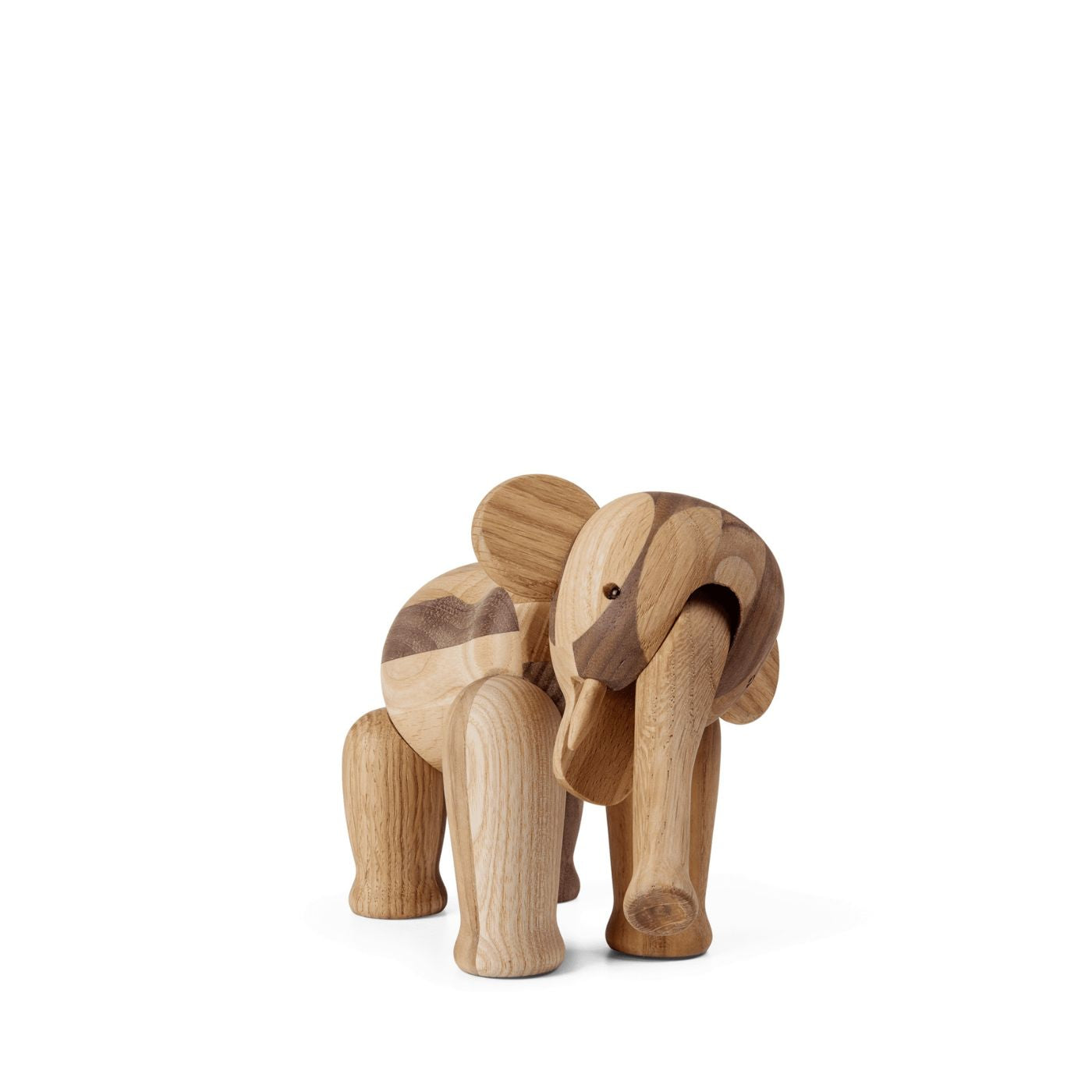 Mini Reworked Wood Elephant Figurine - 70th Anniversary by Kay Bojesen