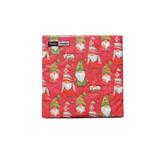 Santa Time Napkins Pack of 20 - Various Sizes