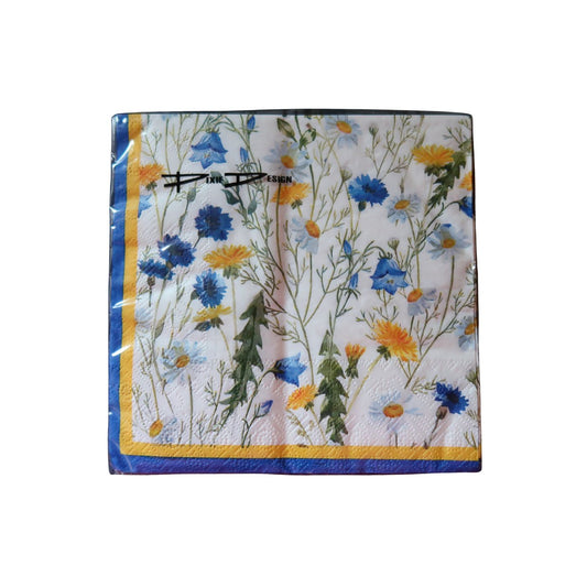 Summer Flowers Napkins Package of 20