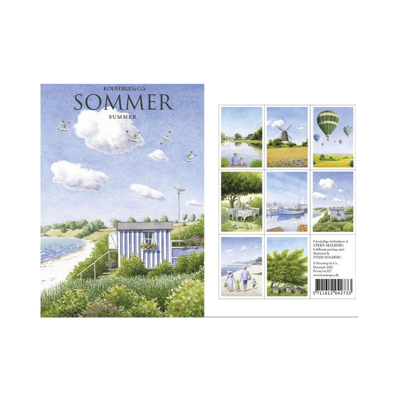 Summer (Sommer) Notecards - Set of 8 – Museum of Danish America Design ...
