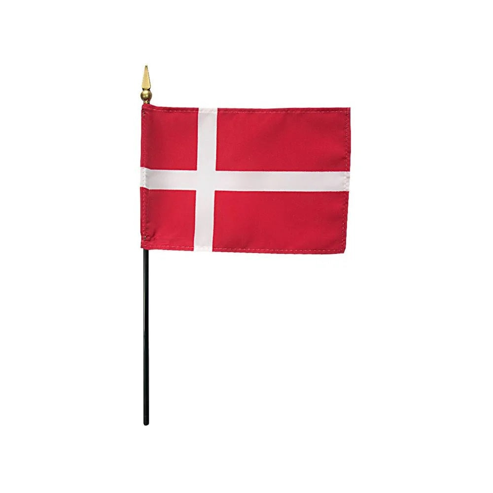 Denmark Flag, Decorative 8"x12"