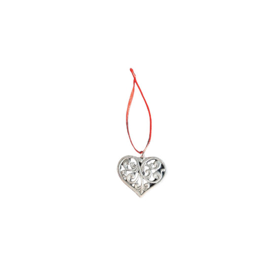 Pewter Heart Ornament