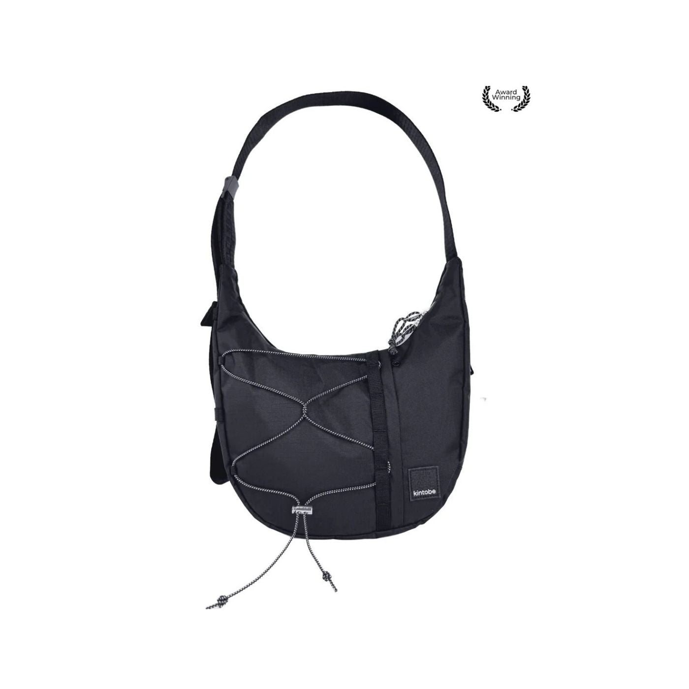 Haze Black Crescent Bag by Kintobe