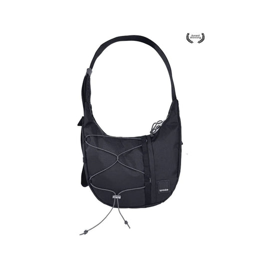 Haze Black Crescent Bag by Kintobe