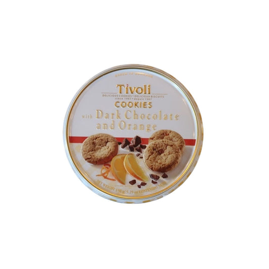 Tivoli Dark Chocolate & Orange Cookie Tin