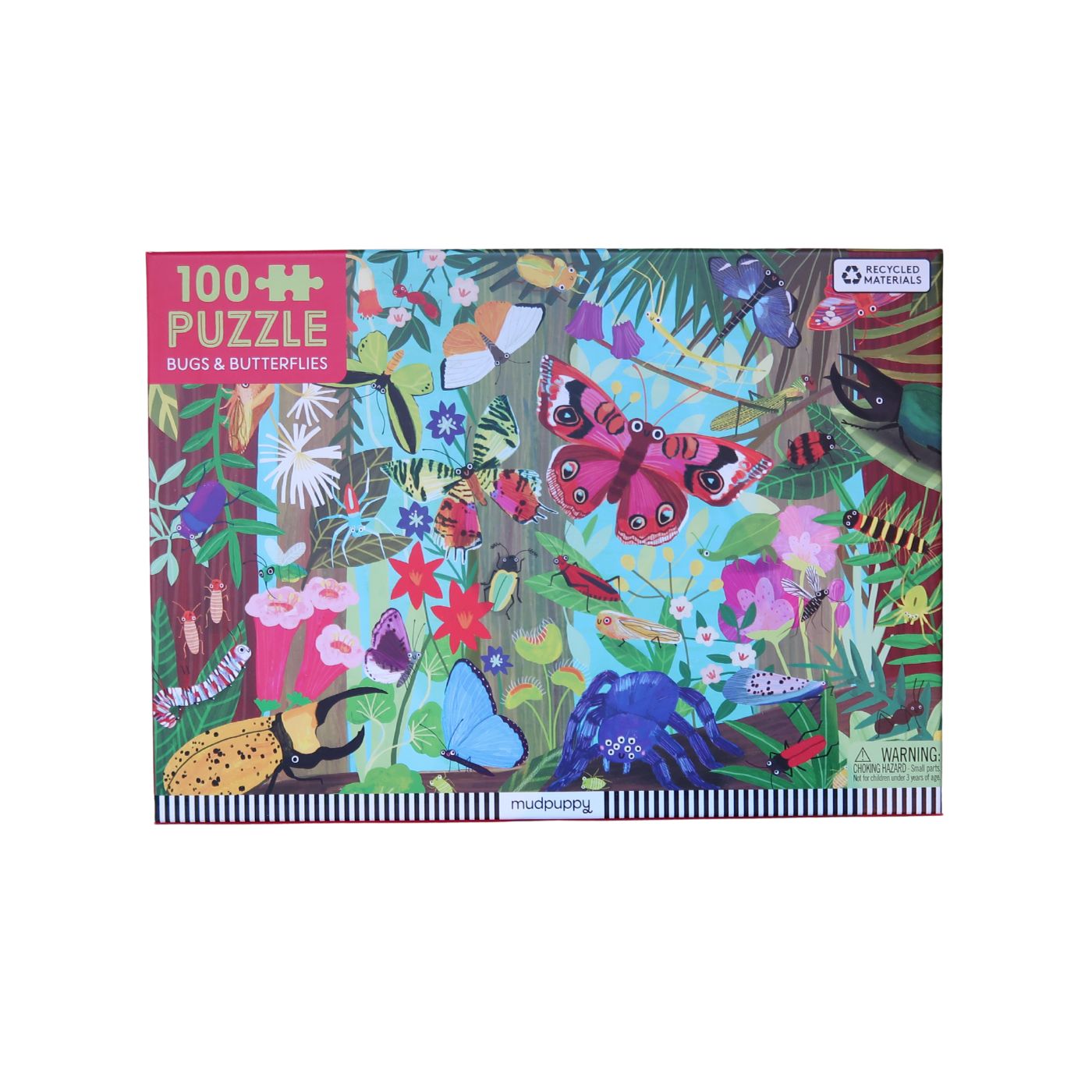 Bugs & Butterflies Puzzle - 100 Piece