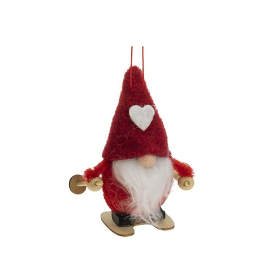 Nisse on Skis Ornament