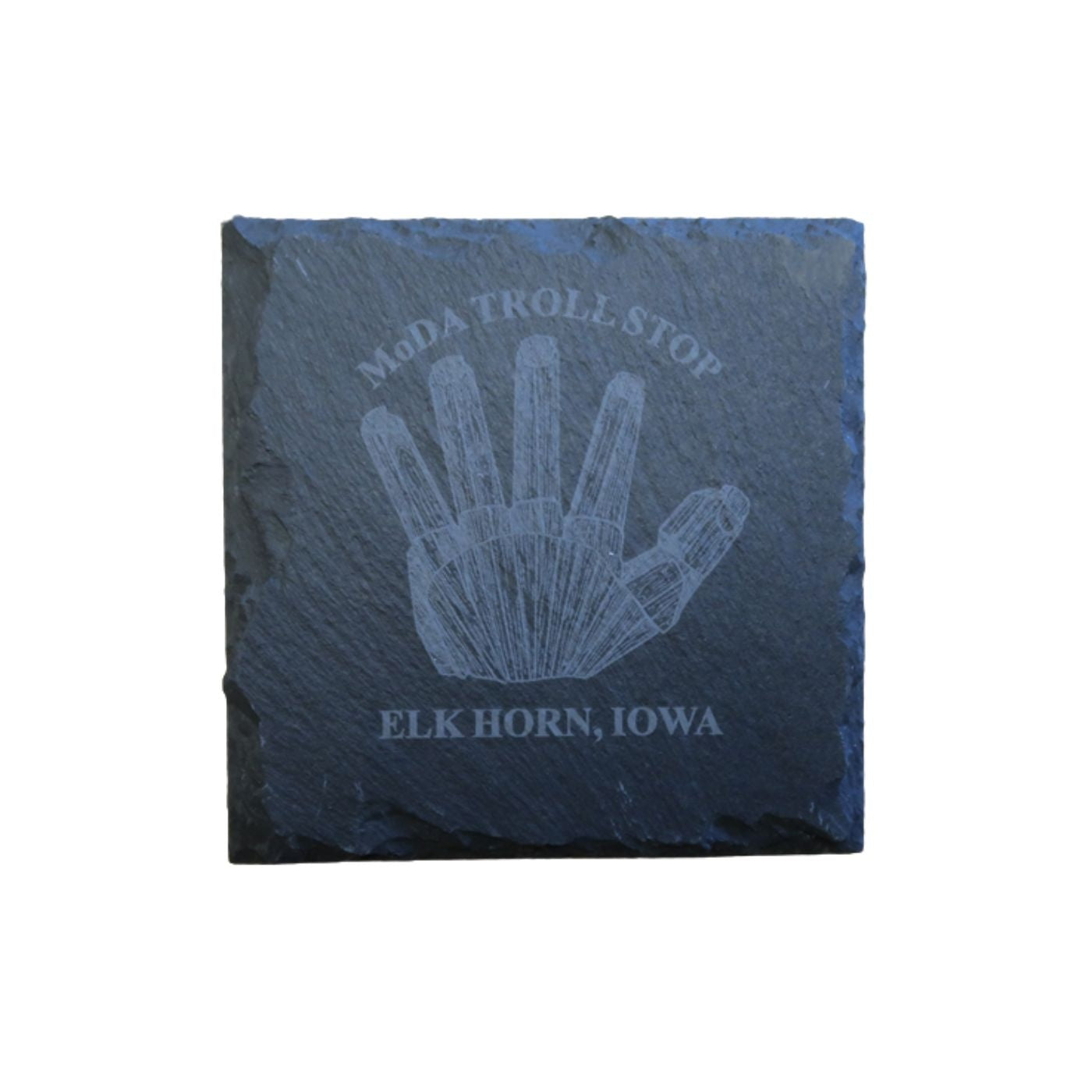 Slate Coaster - MoDA Troll Stop