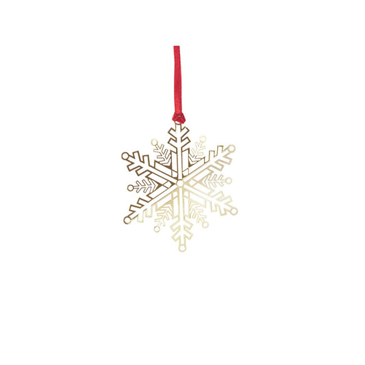 Snowstar Ornament - Gold