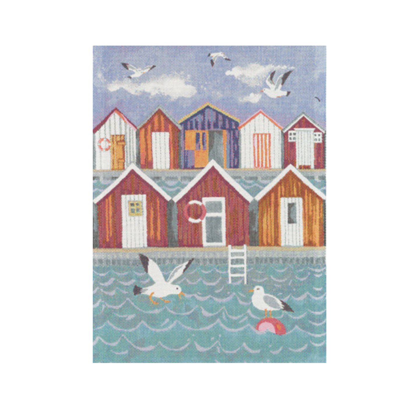 Boathouse (Sjobod) Woven Towel