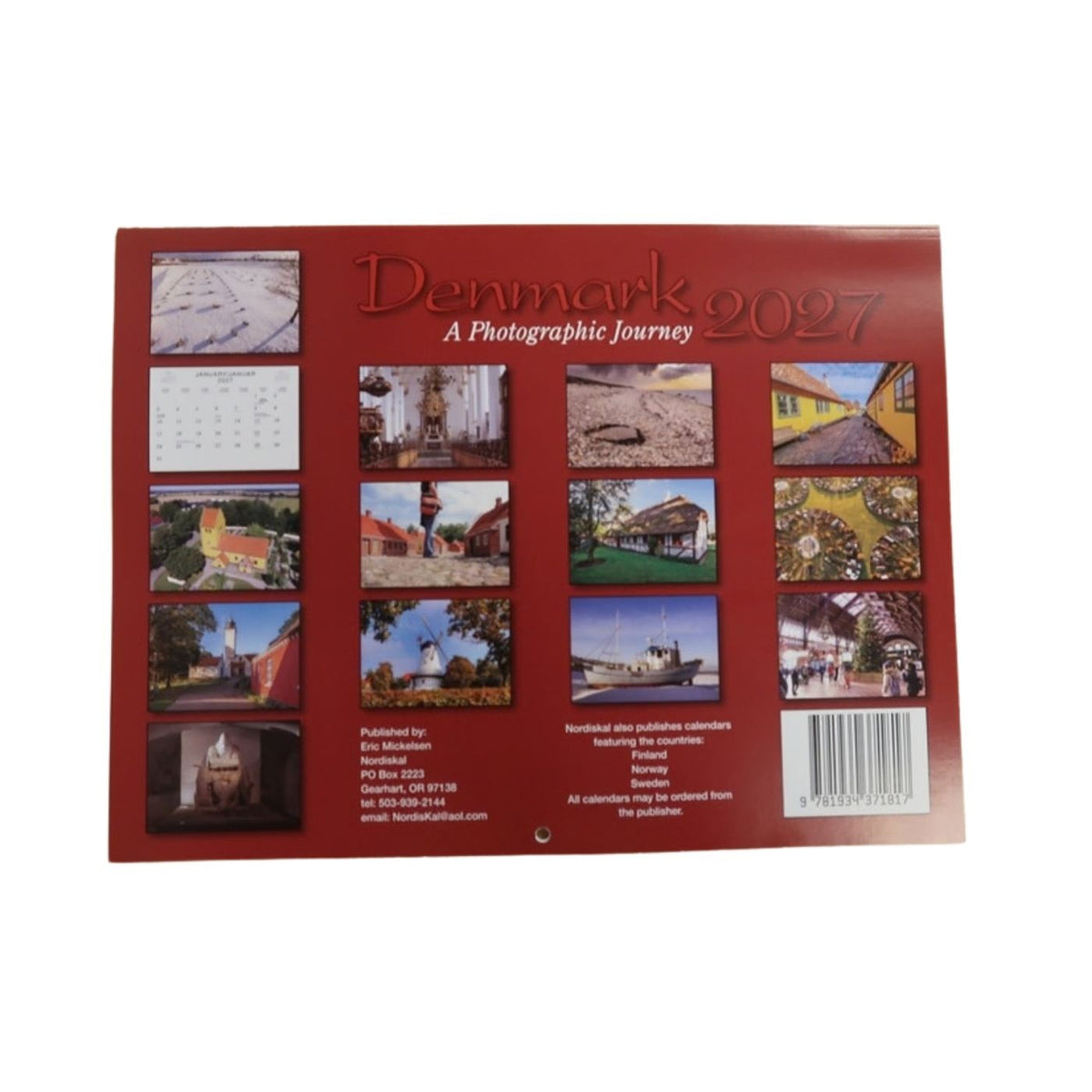 2027 Calendar - Denmark a Photographic Journey