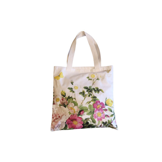 Rose Flower Garden Tote Bag - Organic Cotton