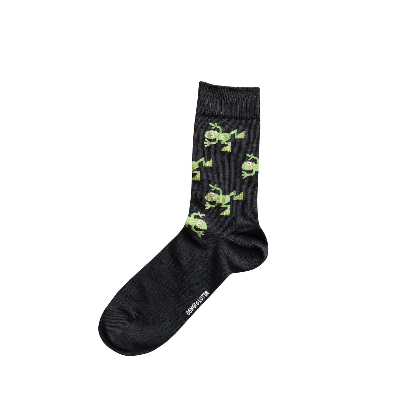 Frog Socks in Black