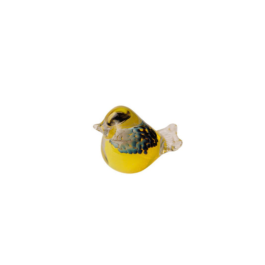 Glass Bird in Yellow