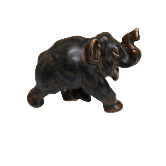 Elephant Figurine by Knud Kyhn - Ceramic