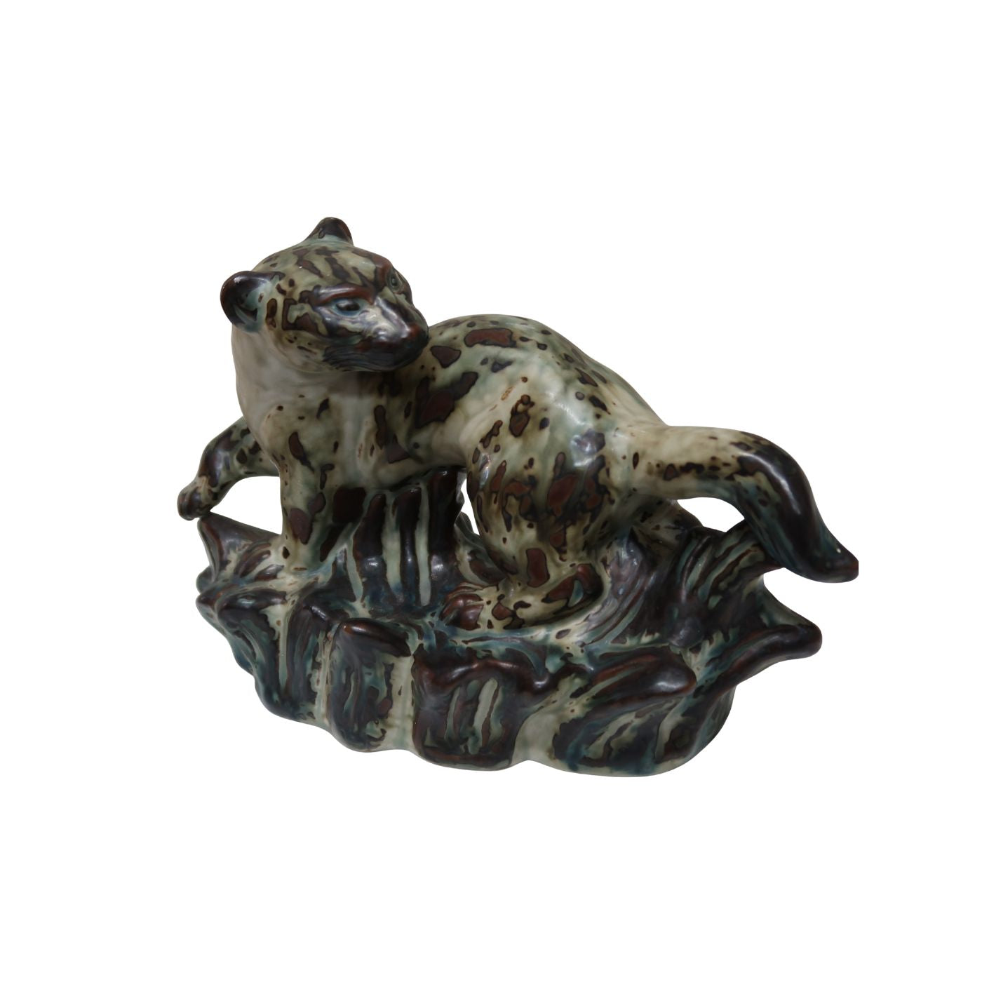Stoat Figurine by Knud Kyhn - Ceramic