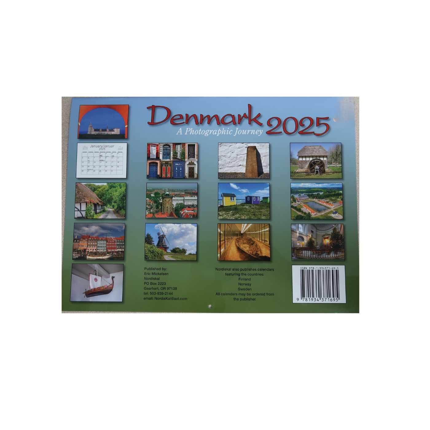 2025 Calendar - Denmark: A Photographic Journey