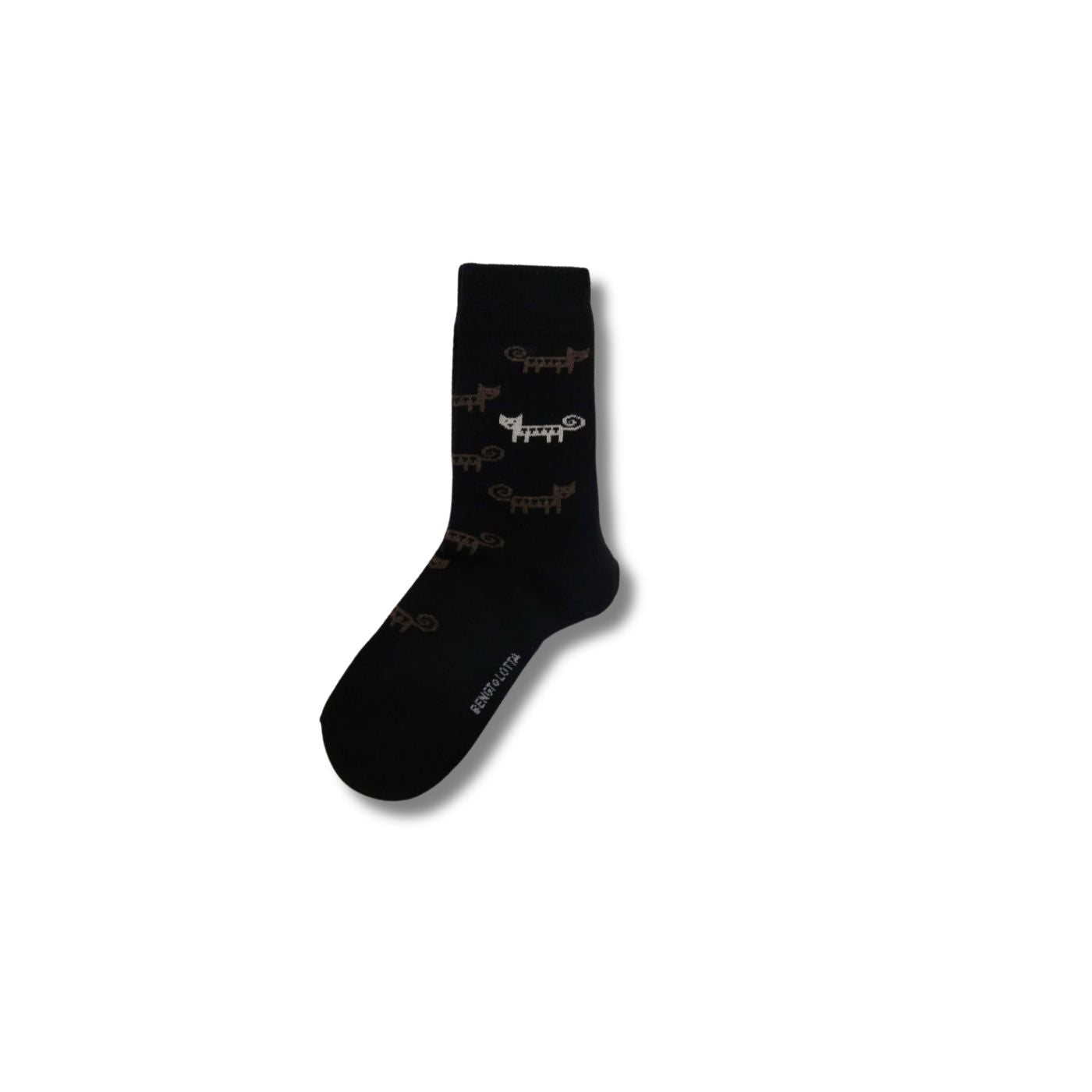 Cats Socks in Black