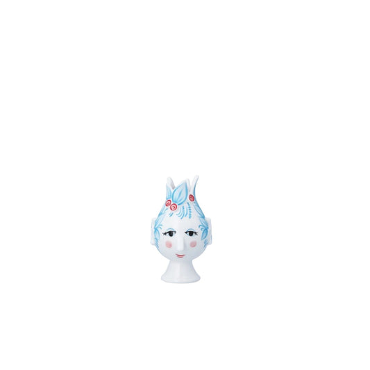 Titania Light Blue Candle Holder by Bjørn Wiinblad