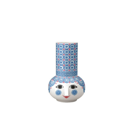 Olga Light Blue Candle Holder by Bjørn Wiinblad