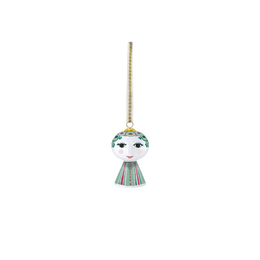 Eva Green Christmas Ornament by Bjørn Wiinblad