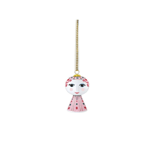 Eva Red Christmas Ornament by Bjørn Wiinblad