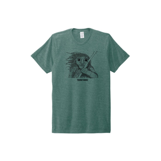 TD Fjord Færgemand Closeup Adult T-shirts - Deep Sea Green