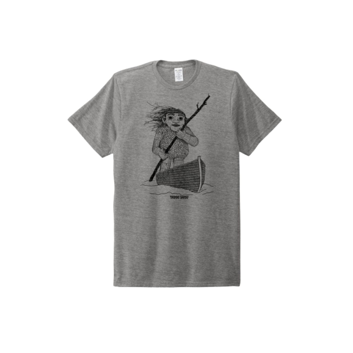 TD Fjord Færgemand in Boat Adult T-shirts - Aluminum Grey