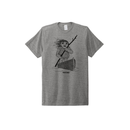 TD Fjord Færgemand in Boat Adult T-shirts - Aluminum Grey