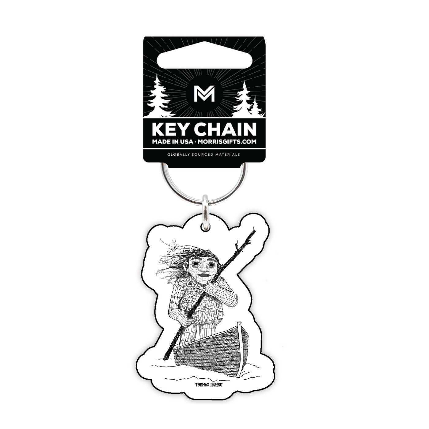 TD Keychain Fjord Færgemand in Boat