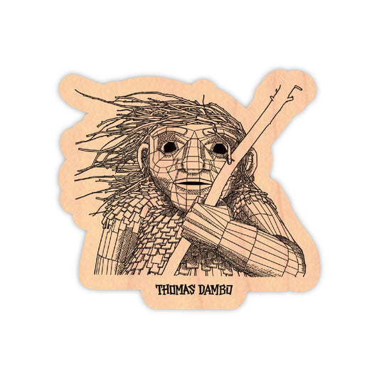 TD Sticker Fjord Færgemand closeup