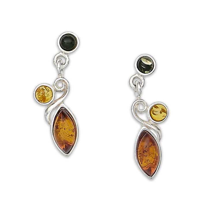 Alana - Amber Earrings