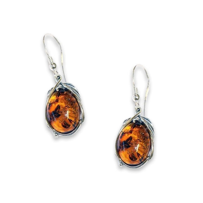 Birgit - Amber Earrings