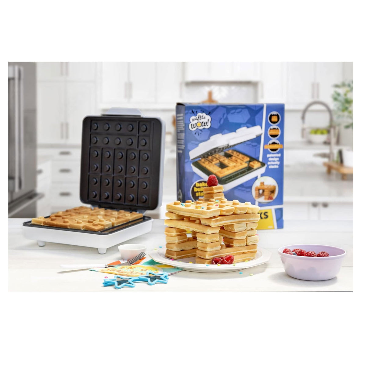 Building Bricks Electric Waffle Maker Museum of Danish America Design