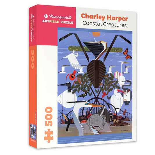 Charley Harper Coastal Creatures 500-Piece Puzzle