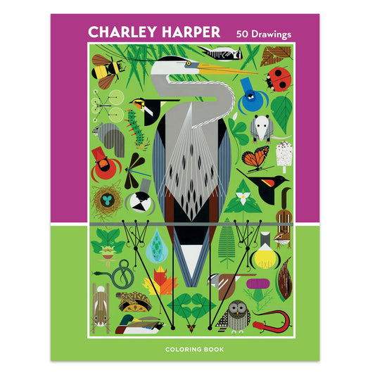 Charley Harper's 50 Drawings Coloring Book