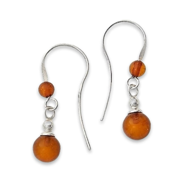 Ellie - Amber Earrings