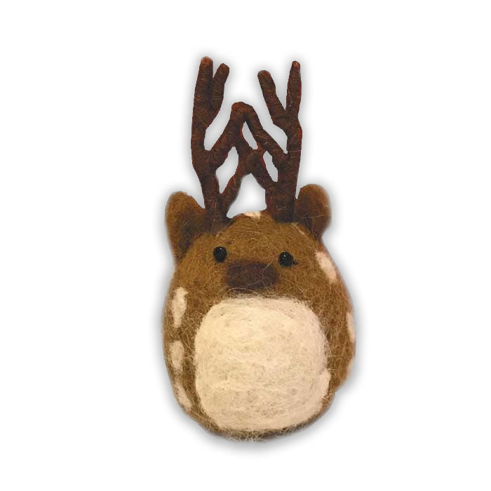 Rolf Deer Felt Ornament – Museum of Danish America Design Store