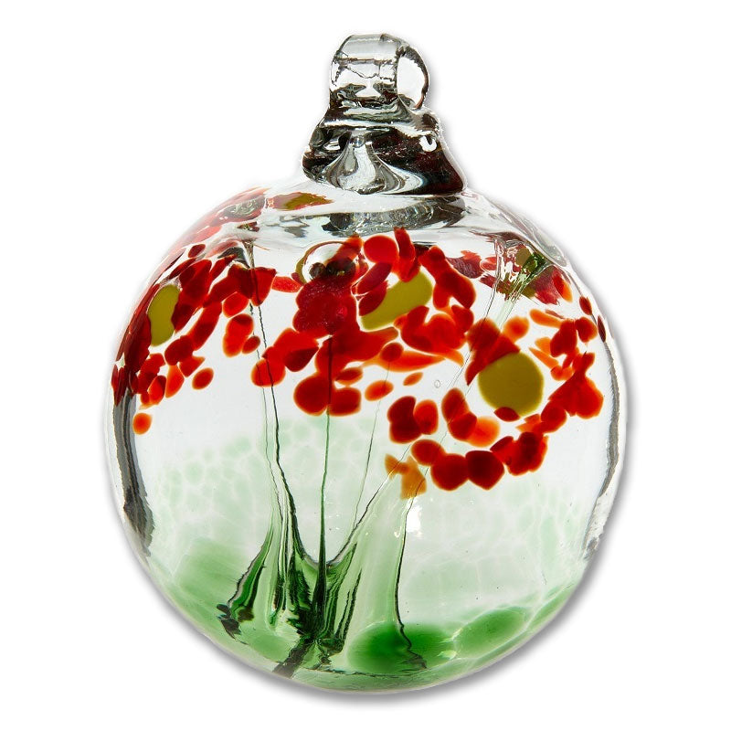 Blossom Art Glass Globe - Various Colors