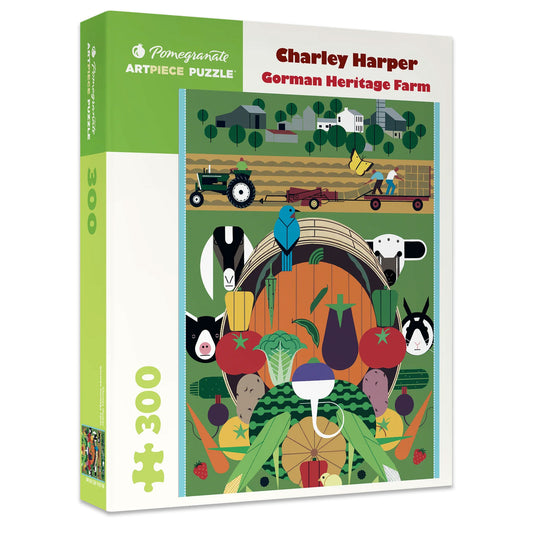 Charley Harper Gorman Heritage Farm 300-Piece Puzzle