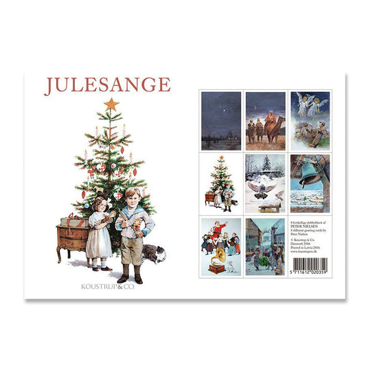 Christmas Songs (Julesange) Notecards - Set of 8