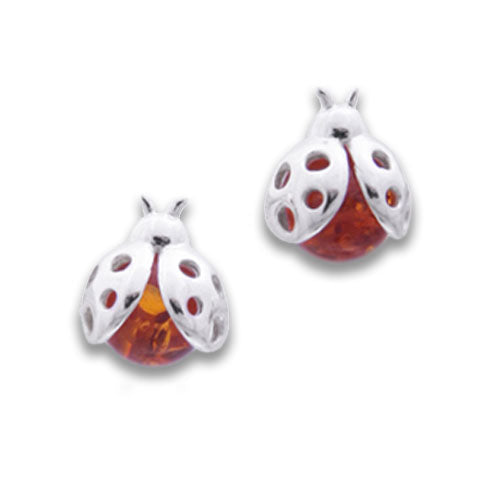 Ladybug - AmberEarrings