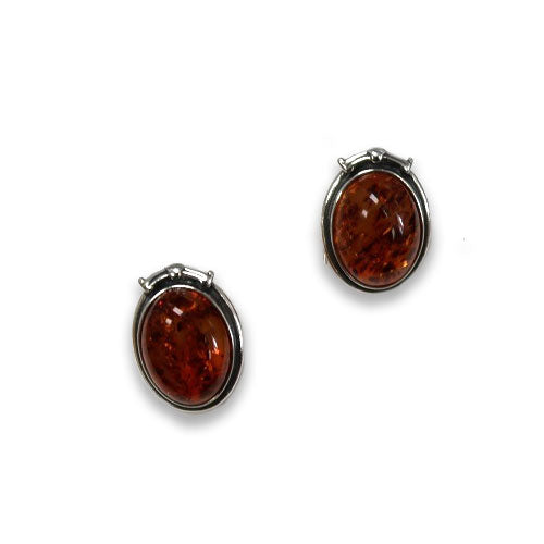 Mette - Amber Earrings