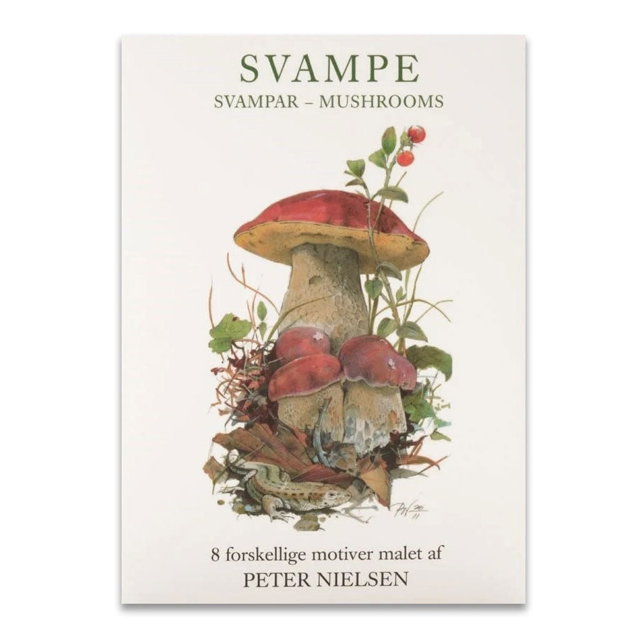 Mushrooms (Svampar) Notecards - Set of 8