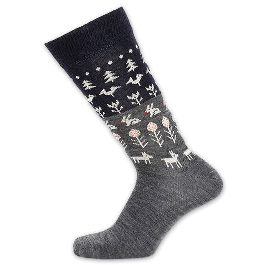 Nature Socks in Black & Gray