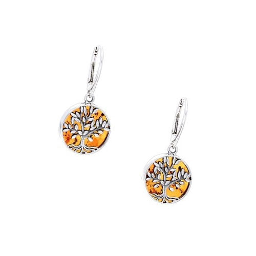 Tree of Life - Amber Earrings