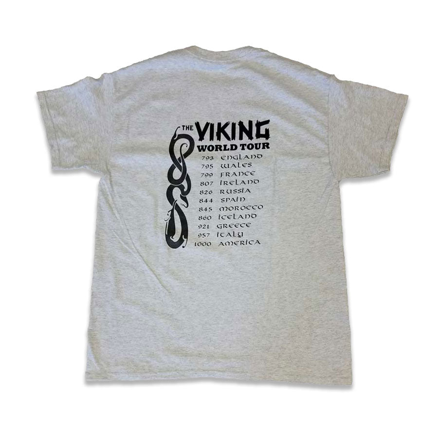 Viking World Tour T-shirt in Gray