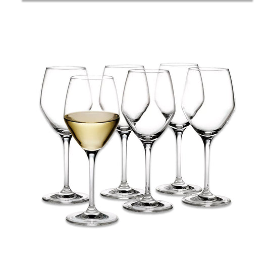 Holmegaard Perfection White Wine Glasses - Set of 6